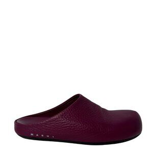 Marni Maroon Clogs 9